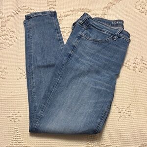 American Eagle Outfitters Women's Light Blue Skinny Jeans Next Level Stretch